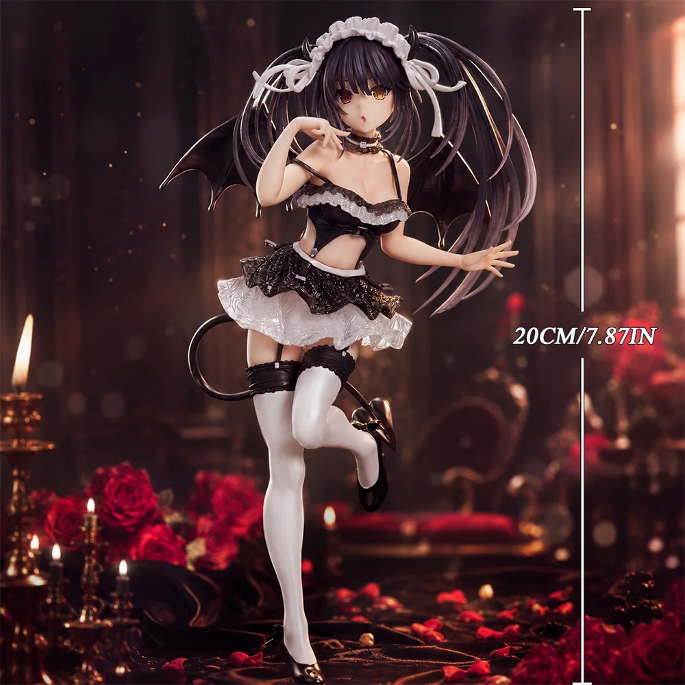 1pc Dark Demon Maid Figure Model, Anime Atmosphere Desk & Car Decor Collectible Statue, Ideal Gift for Birthdays & Holidays.