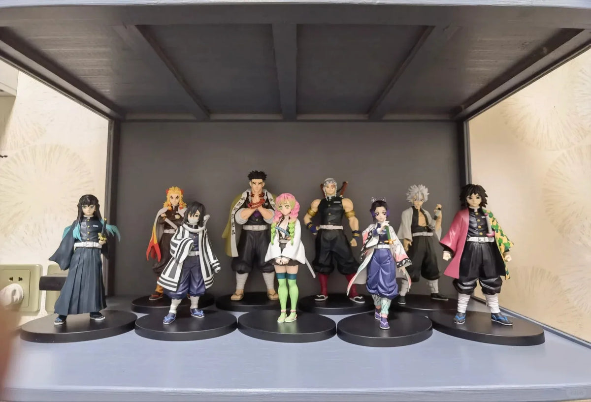 Official Anime Demon Slayer Kimetsu no Yaiba figure Kamado Tanjirou Action Figure Agatsuma Zenitsu Nezuko Warrior PVC Model Toys
