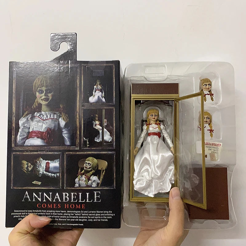 Figure Annabelle Comes Home Annabelle Figures Action Figure Model Toy Doll 18cm 7inch Real Clothes Joint Movable Decoration