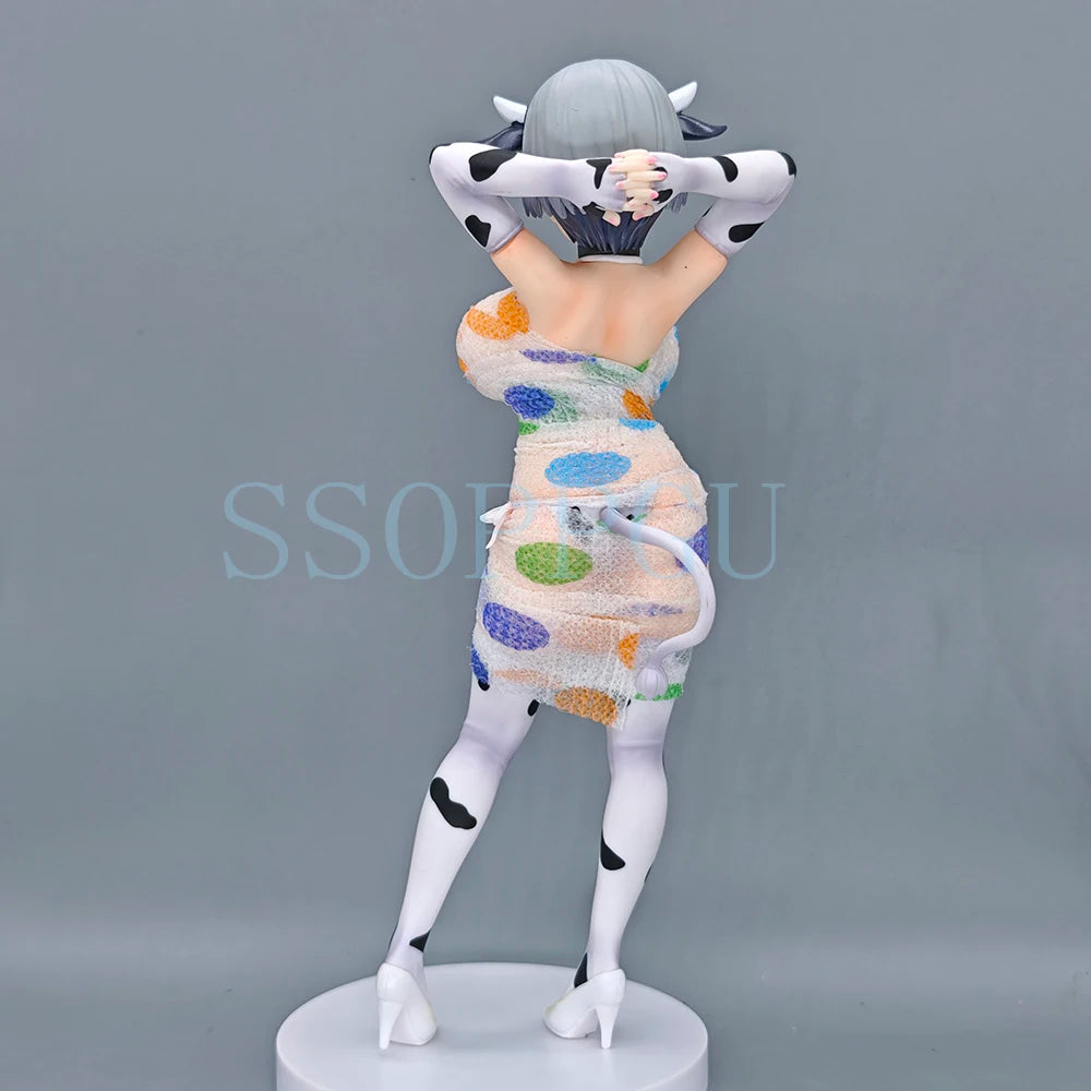 Wave Uzaki-chan Wa Asobitai! ω Uzaki Hana Dream Tech Cow Bikini Anime Girl PVC Action Figure Toy Statue Collection Model Doll
