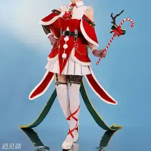 Rem Ram Christmas Dress Emilia Cosplay Costume Anime Re:ZERO - Starting Life in Another World  Dress for Women Halloween Suits