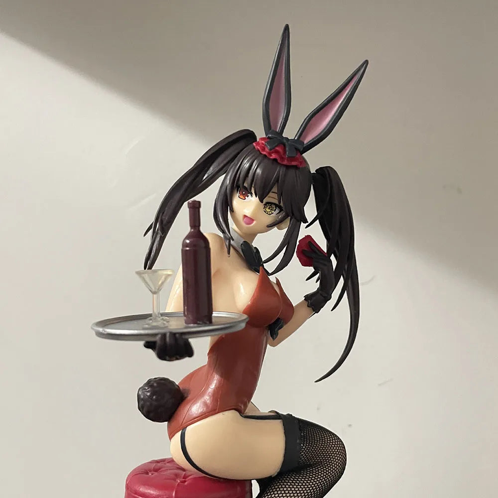 28cm KDcolle Date A Live Light Novel Tokisaki Kurumi Bunny Ver. 1/7 PVC Action Figure Anime Figure Collection Model Toys Doll Gi