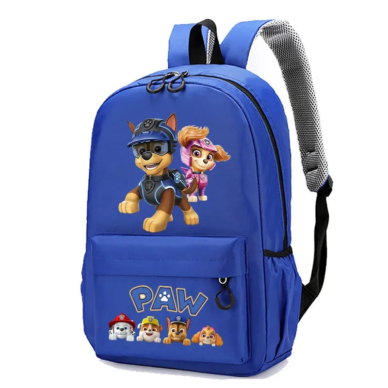 Paw Patrols Backpack Cute Anime Chase Skye Anime Student School Bag Travel Storage Bags Marshall Fashion Casual Knapsack Gift