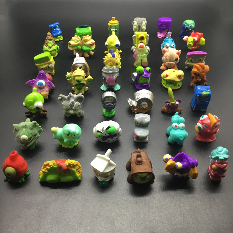New Arrival 10pcs/lot Anime 3D Trash Figure Ugly Garbege Pack Soft Monster Model Toy Collectible Gift for Young Man Wholesale