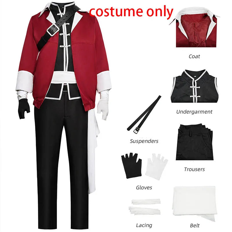 Stark Cosplay Costume with Jacket Sleeveless Vest Pants for Halloween Comic Con Stark Outfits