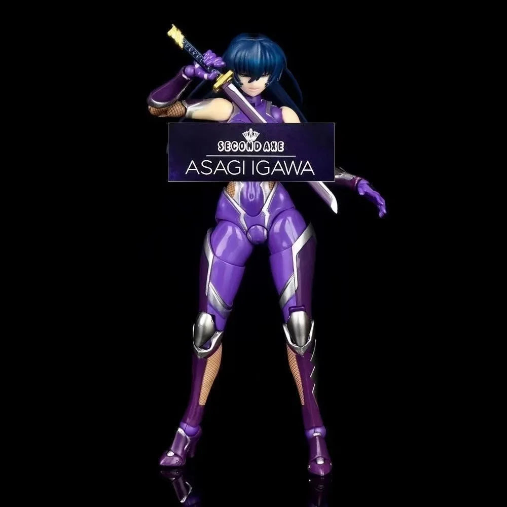 Domestic in-stock N Company Sexy Demon Ninja Asahei Ikawa Asahei Jointed Pure White Magical Girl Erika Kuramoto Action Figure
