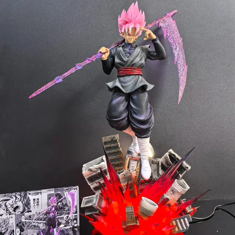 Jt Studio Toys Dragon Ball Anime Figure Zamasu Figure 1/6 Goku Black Pvc Statue Decor Ornament Collection Model Gift