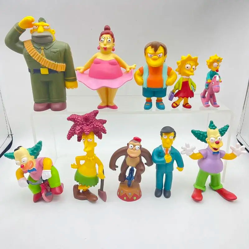 Cute Character Desk Ornament Set