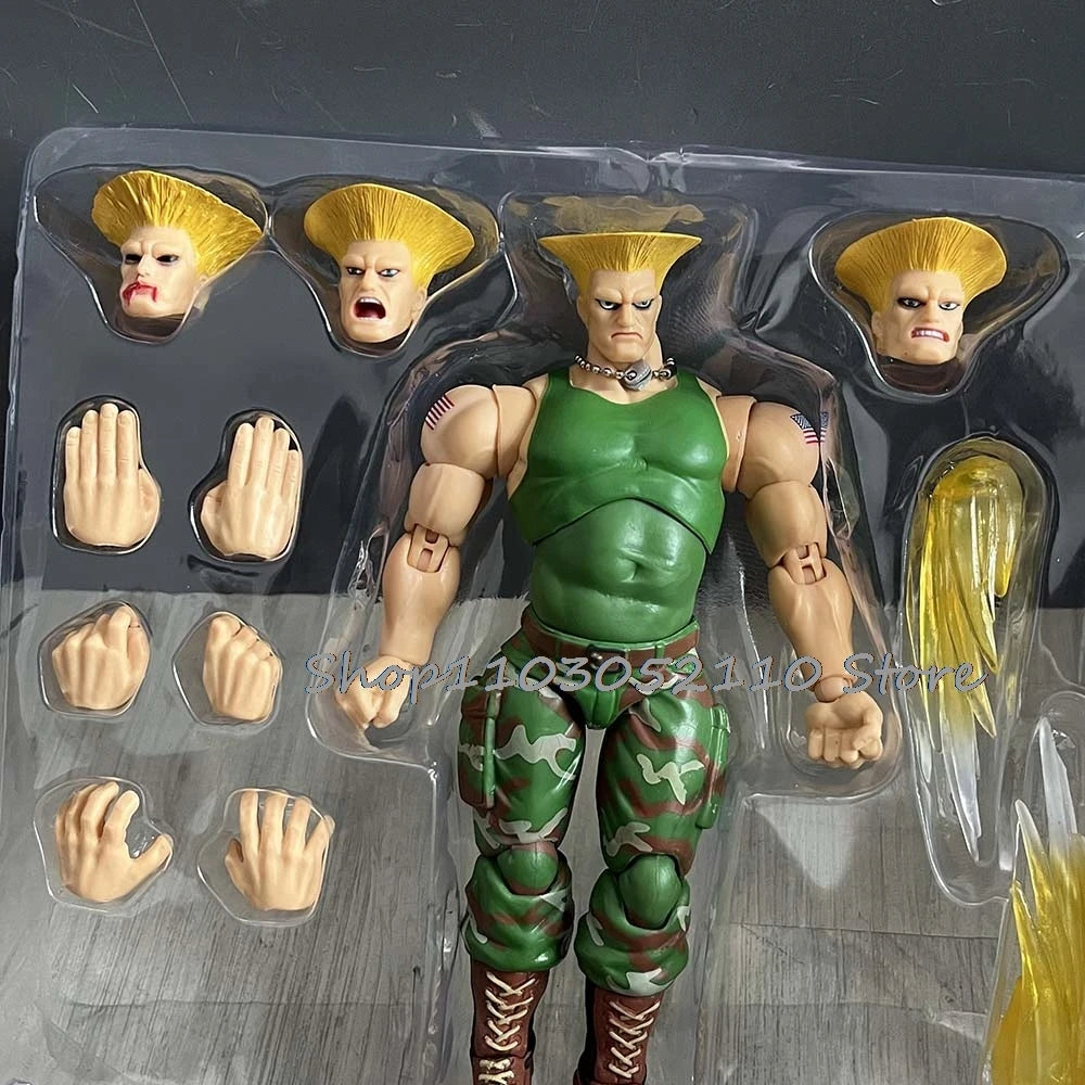 ST Street Fighter Guile Ken Ryu Action Figure Anime The Final Challengers Model Doll Statue Joint Movable Movie Toys Gifts
