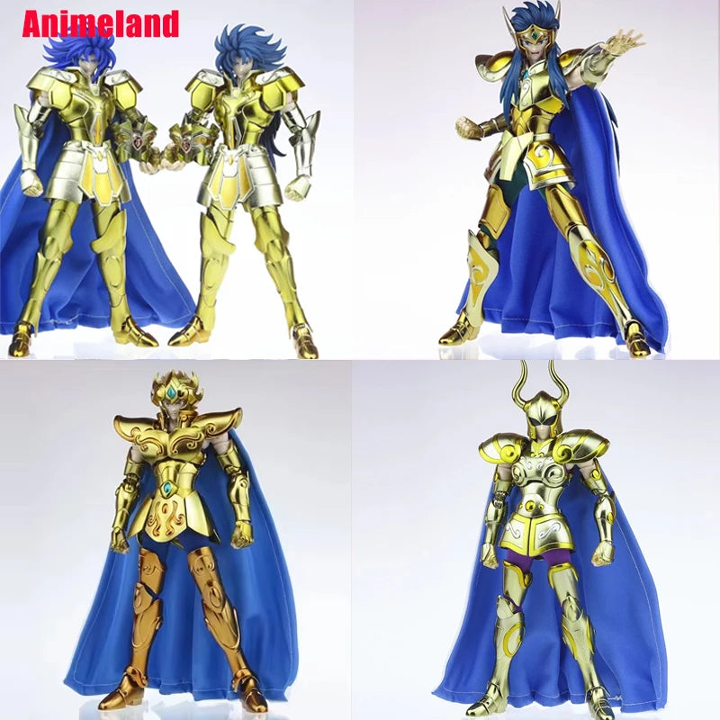 MST Saint Seiya Myth Cloth Aquarius Camus Leo Aiolia Capricorn Shura Gemini Saga Kanon Plus 3.0 Gold Knights of Zodiac Figure