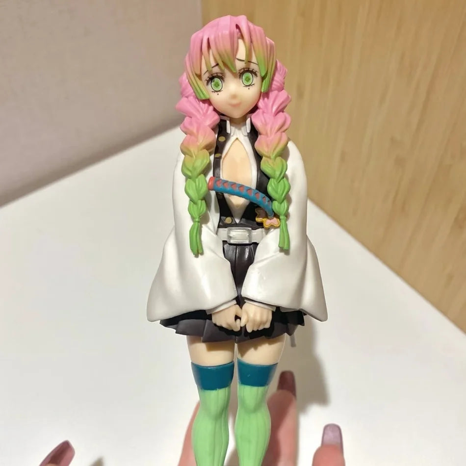 Anime Demon Slayer Kimetsu no Yaiba Figure 15cm Kochou Shinobu Kanroji Mitsuri Plum Rain Series Action Model Toy Gift