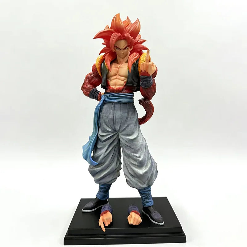 Jt Statue Dragon Ball Ssj4 Gogeta Figure Replaceable Hands Super Saiyan 4 Gogeta Pvc Action Figures Collection Model Toys Gifts