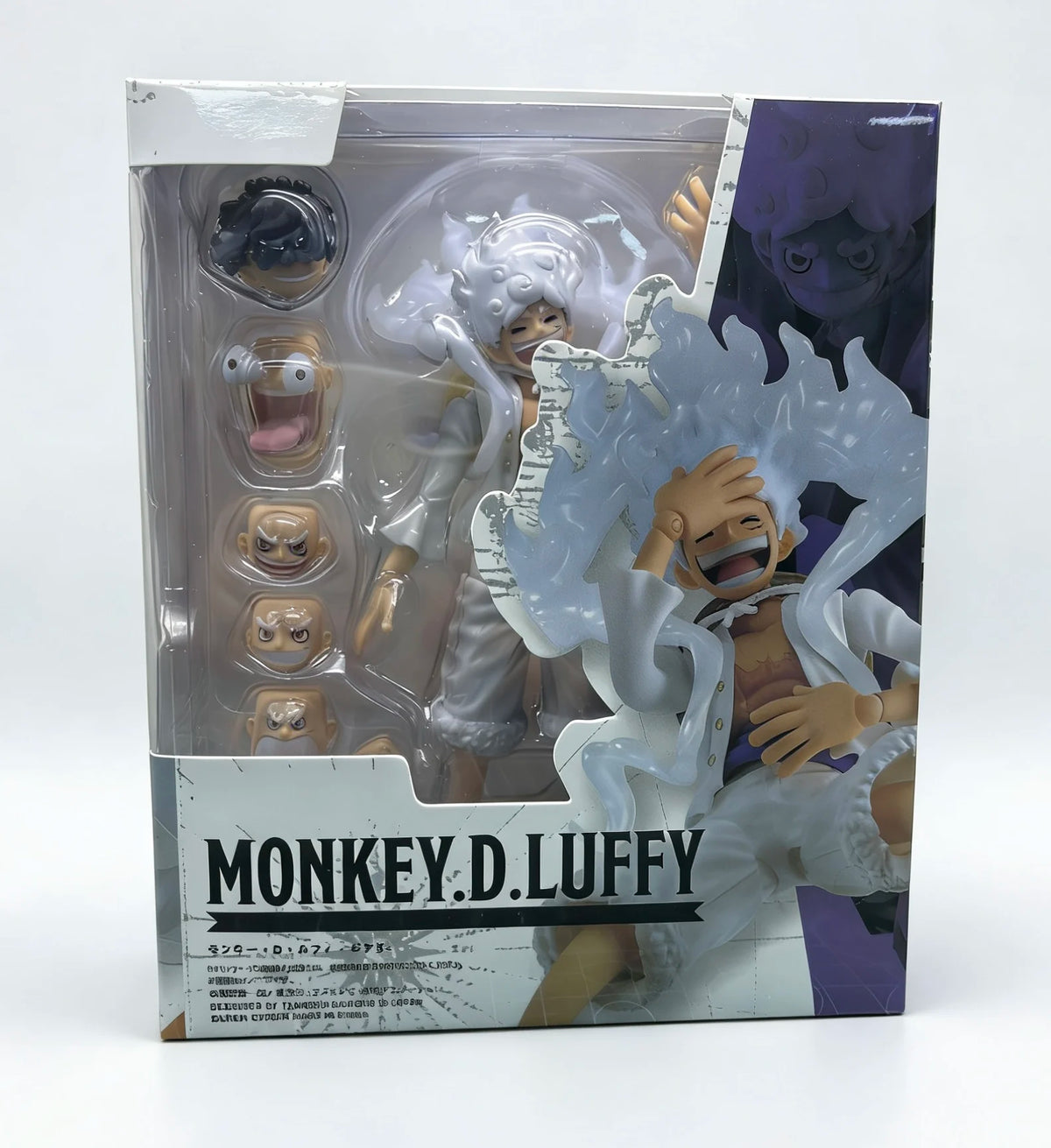 Bandai SHF One Piece Nika Action Figure - Luffy Collectible Model Toy for Boys Birthday Gift Ornament