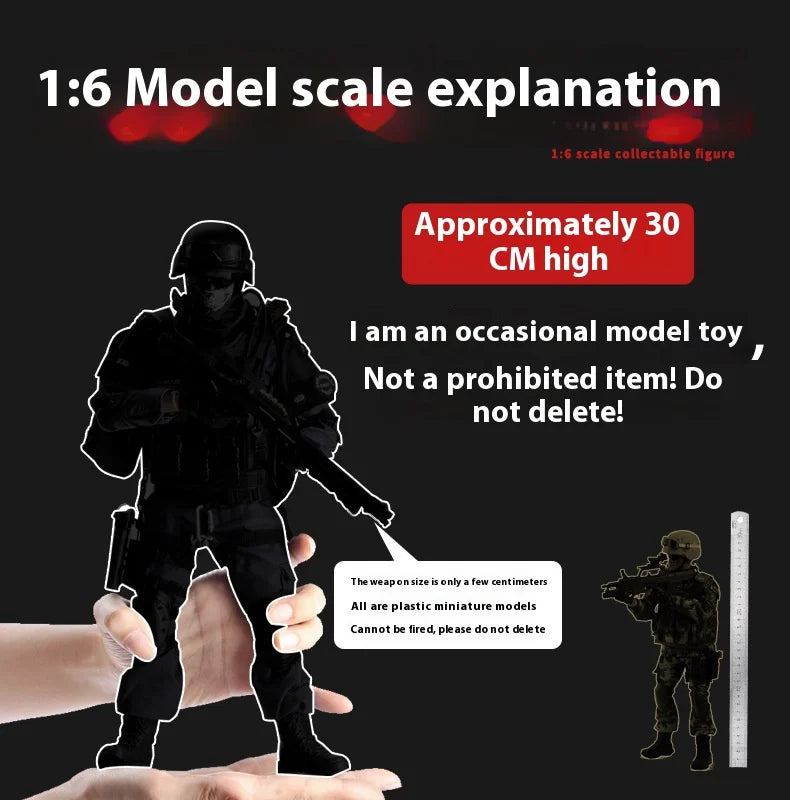 1/6 12-Inch NB07 NB08 Male Soldier Articulated Action Figure Multi-Piece Plastic Collectible Sniper With Barrett Military Models