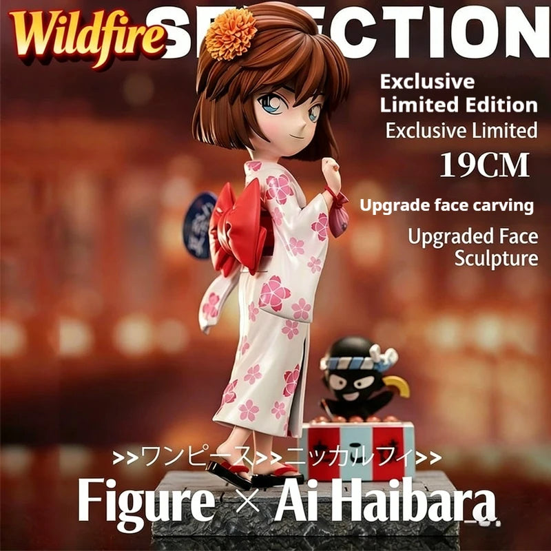 2026 Detective Conan Anime Figure Anita Hailey Kimono Ver. Figure Model Toy Collectible Desktop Decoration Gift
