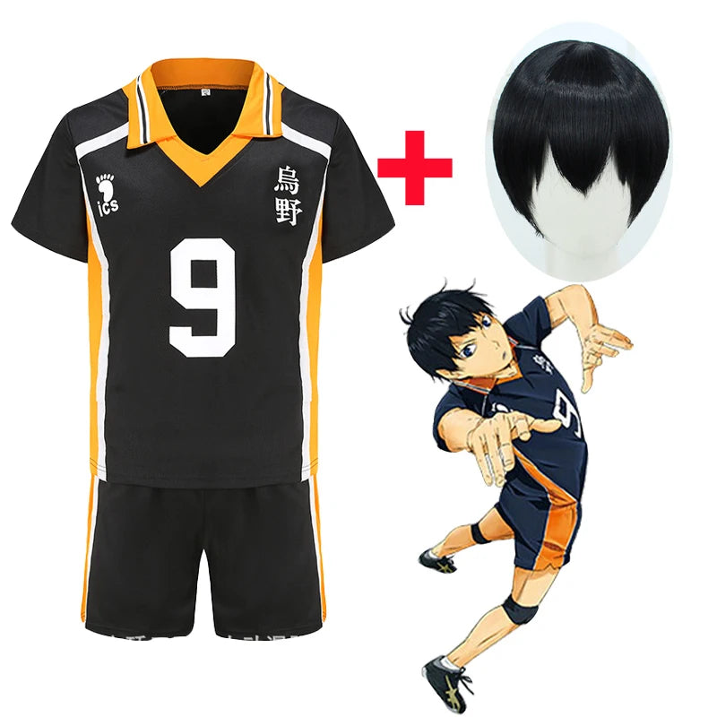Anime Haikyuu Cosplay Sportswear Jerseys Karasuno Koukou High School Hinata Shoyo Oikawa Kageyama Tobio Volleyball Club Costume