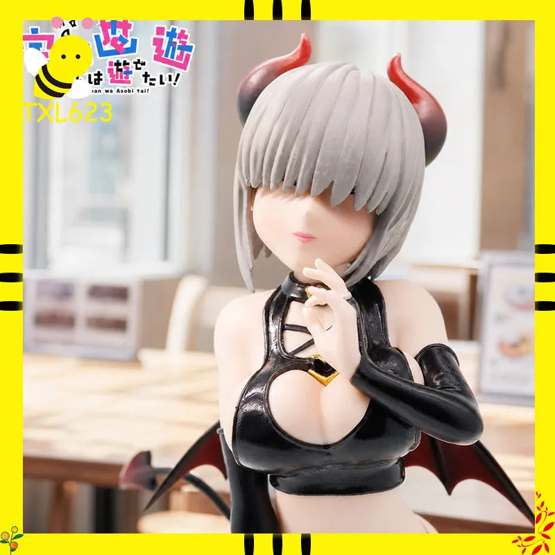 27cm Anime Figure Uzaki Yanagi Little Devil Sexy Girl Collectible Pvc Statue Desktop Decor For Adult Anime Collector Toy Gift