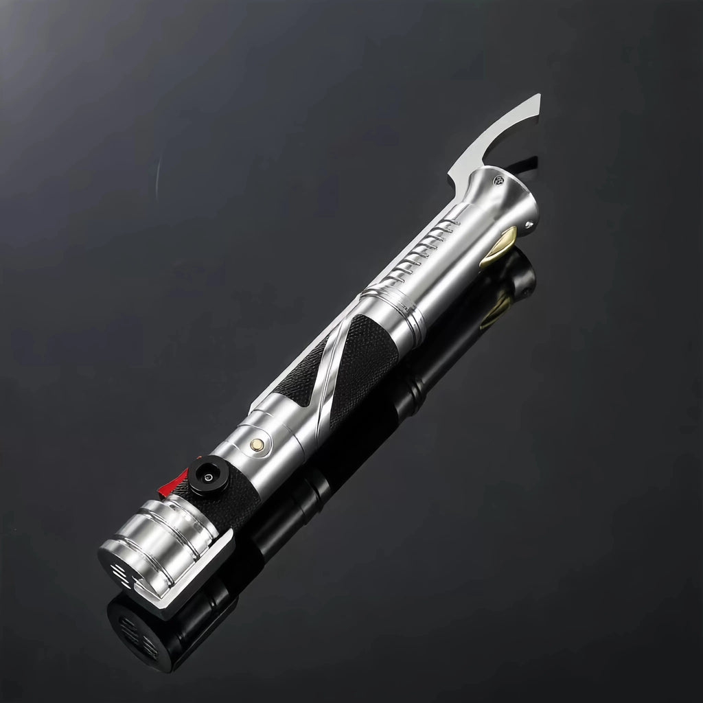 JS Upgraded RGB3.0 DK Lightsaber, Metal Hilt, Smooth Swing, Flash on Impact, Heavy Dueling Lightsaber, Cosplay Toy