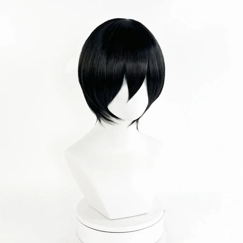 Anime Mikasa Ackerman Cosplay Wig - Black Heat-Resistant Synthetic Fiber Party and Halloween Costume Accessory