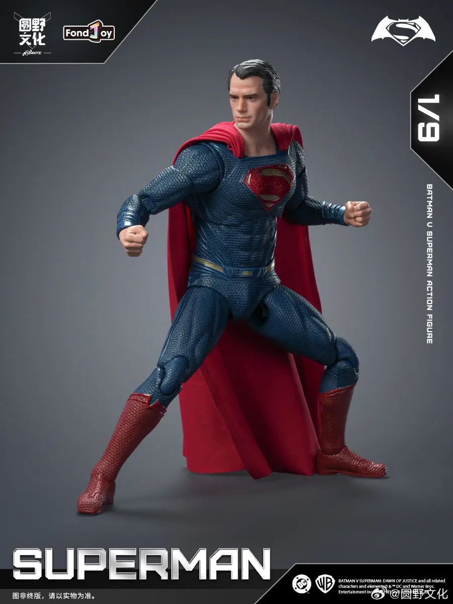 Original Fondjoy David Corenswet Superman Action Figure 1/9 New SupermanFigure PVC Joint Movable Collection Model Toys Gift