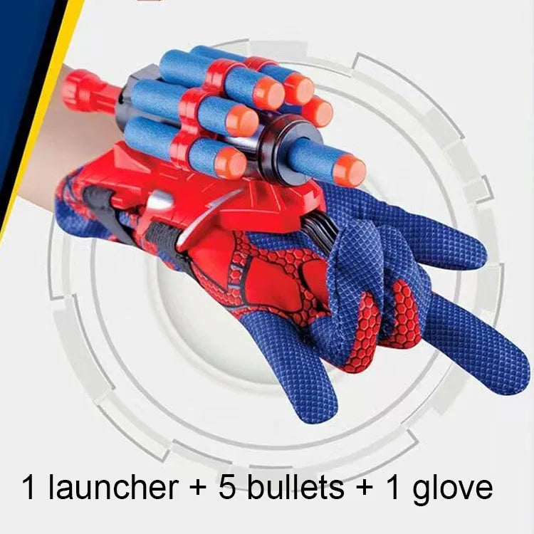 June 1st Party Launcher Glove Web Cosplay Shooters Recoverable Wristband Halloween Props Christmas Gift Carnival Toys Set