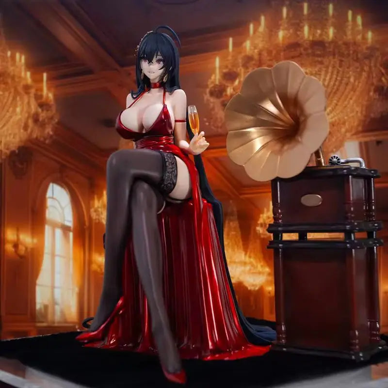 Azur Lane Gale 22cm Beautiful Girl Character Formal Dress Pvc Anime Collection Model Desktop Decoration Holiday Gift