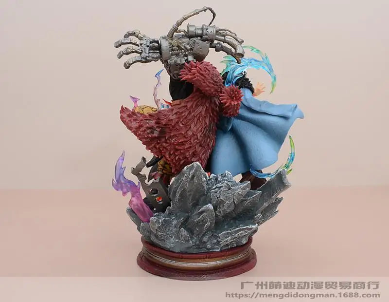 One Piece Lx Three Captains Statue - Wano Arc Luffy, Kid & Law Gk Model, Anime Collectible Gift
