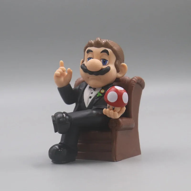 New Cosplay The Godfather The Joker With Chair Action Figure Toys Collection Movie Model PVC Doll Desktop Ornament