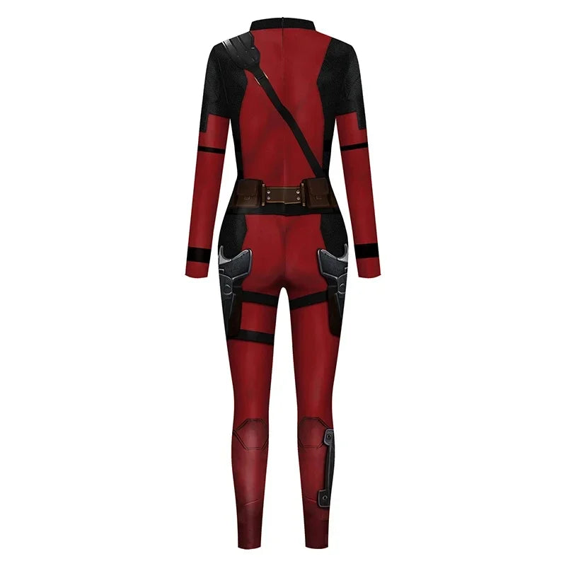 Super-héros Wolverine Deadpool Costume d'Halloween pour adultes enfants trois griffes Wolverine Spandex Zentai super-héros body