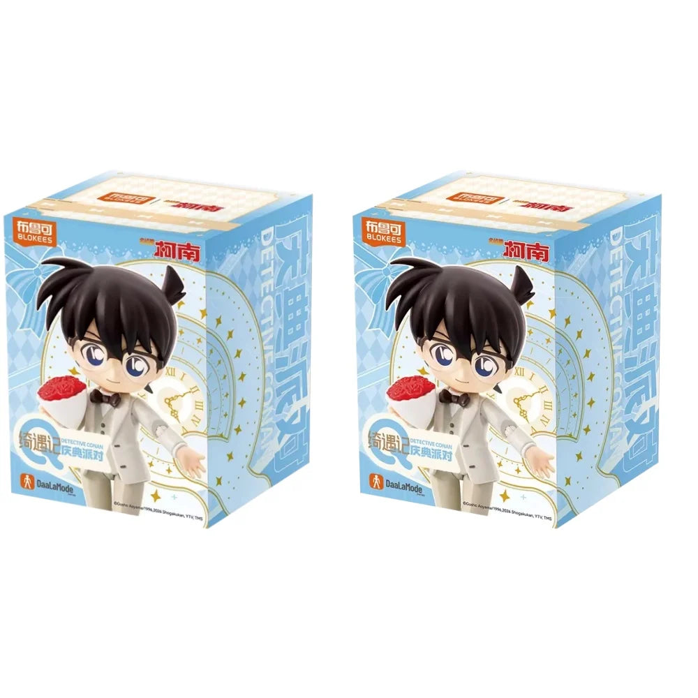 In Stock BLOKEES Detective Conan Encounter Q Series 30th Anniversary Kaito Kid BJD Figure Collectible Model Ornament Toy