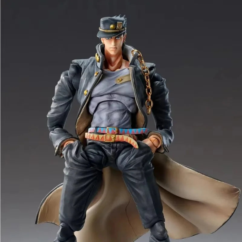 Jojo's Superimage Bruno Kujo Jotaro Apaki Movable Action Figure - Collectible Shouban Model Toy for Fans of Wonderful Adventure