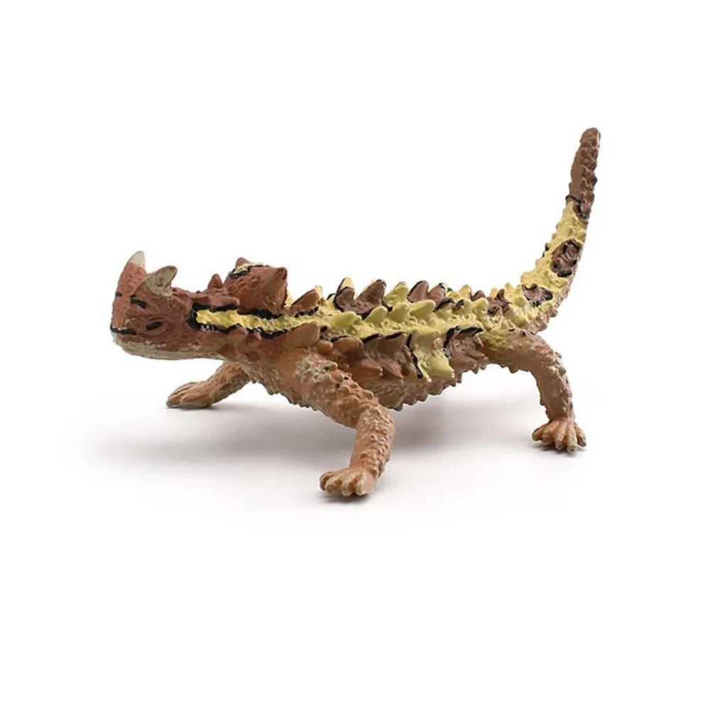 Simulation Lizard Model Figurines Miniature Educational Reptile Animals Figures Congnitive Static Gecko Figure Birthday Gift