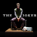 New Roof Decoration Joker Heath Ledger Sitting Posture Figures Car Doll Tail Roof Pendant Model Statue Collectable Toys Gifts