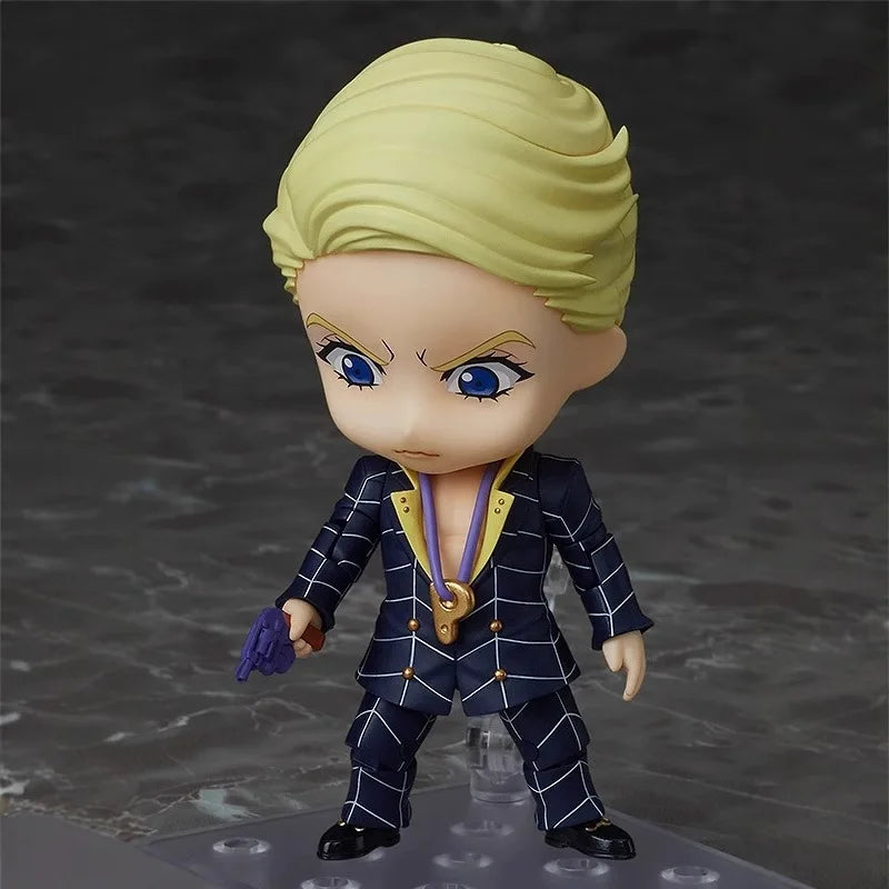 1401 Prosciutto Jojo Bizarre Adventure Posable Interchangeable Face Action Figure Desktop Decor For Anime Collectors