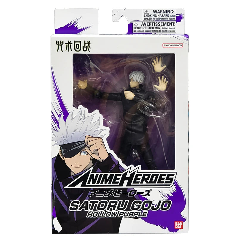 Bandai Jujutsu Kaisen Anime Heroes Series Satoru Gojo Hollow Purple Action Figure - Anime Figurines Collector's Gift For Fans
