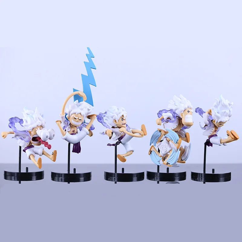 One Piece Gear 5 Figure Set