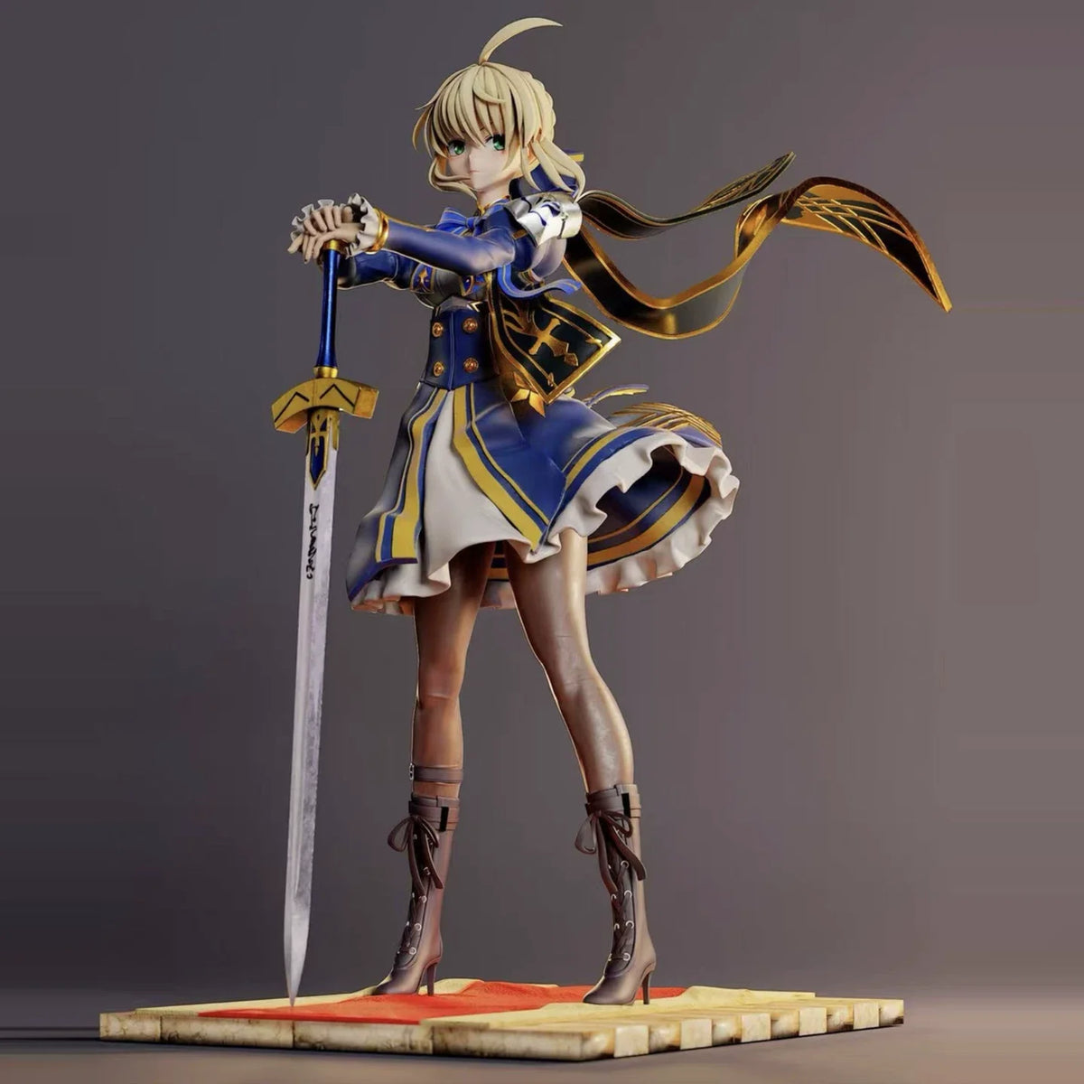 Ane Studio Saber Artoria Pendragon Figure Fate Stay Night Anime Collectible Pvc Statue Desktop Decoration For Anime Collectors