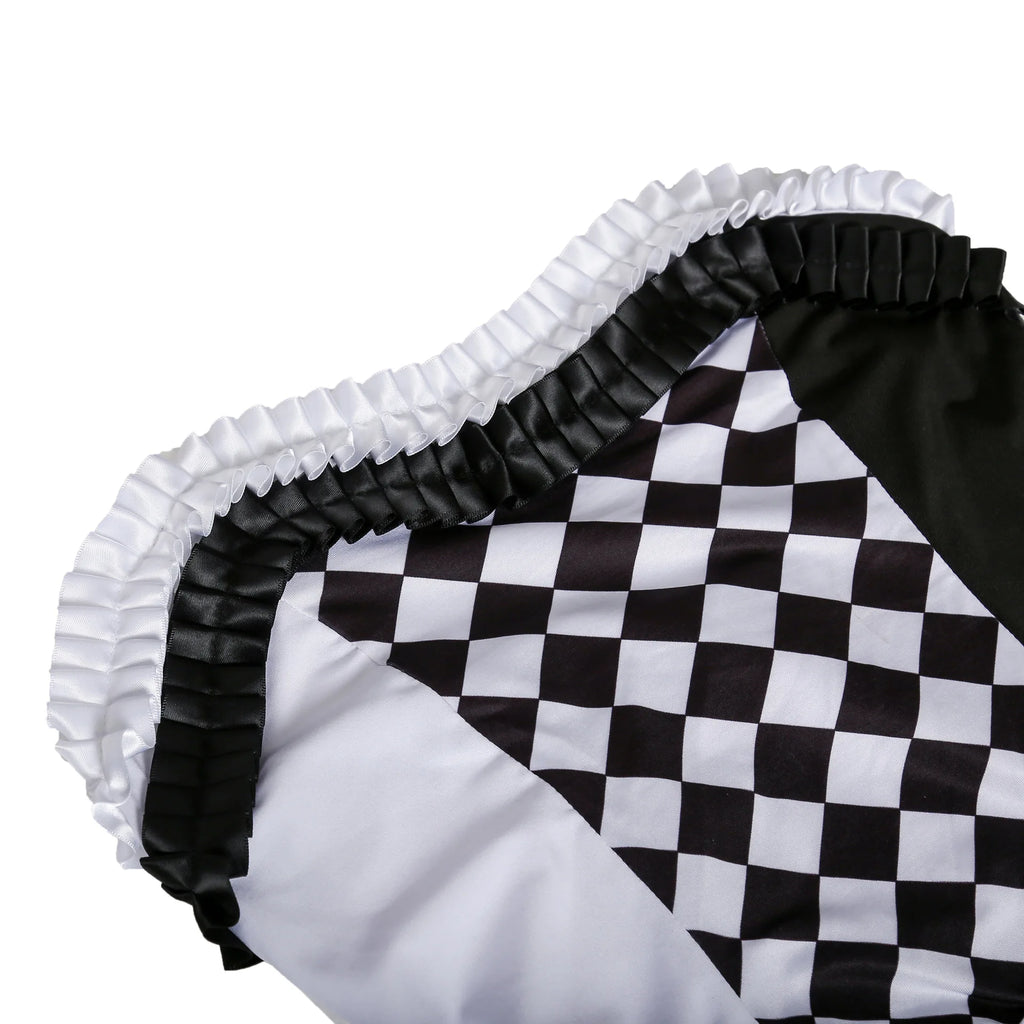ZOETOPKID Halloween Cosplay Costumes Clown Circus Party Dress Uniforms Female Costume Naughty Clown Performance Joker Clothing