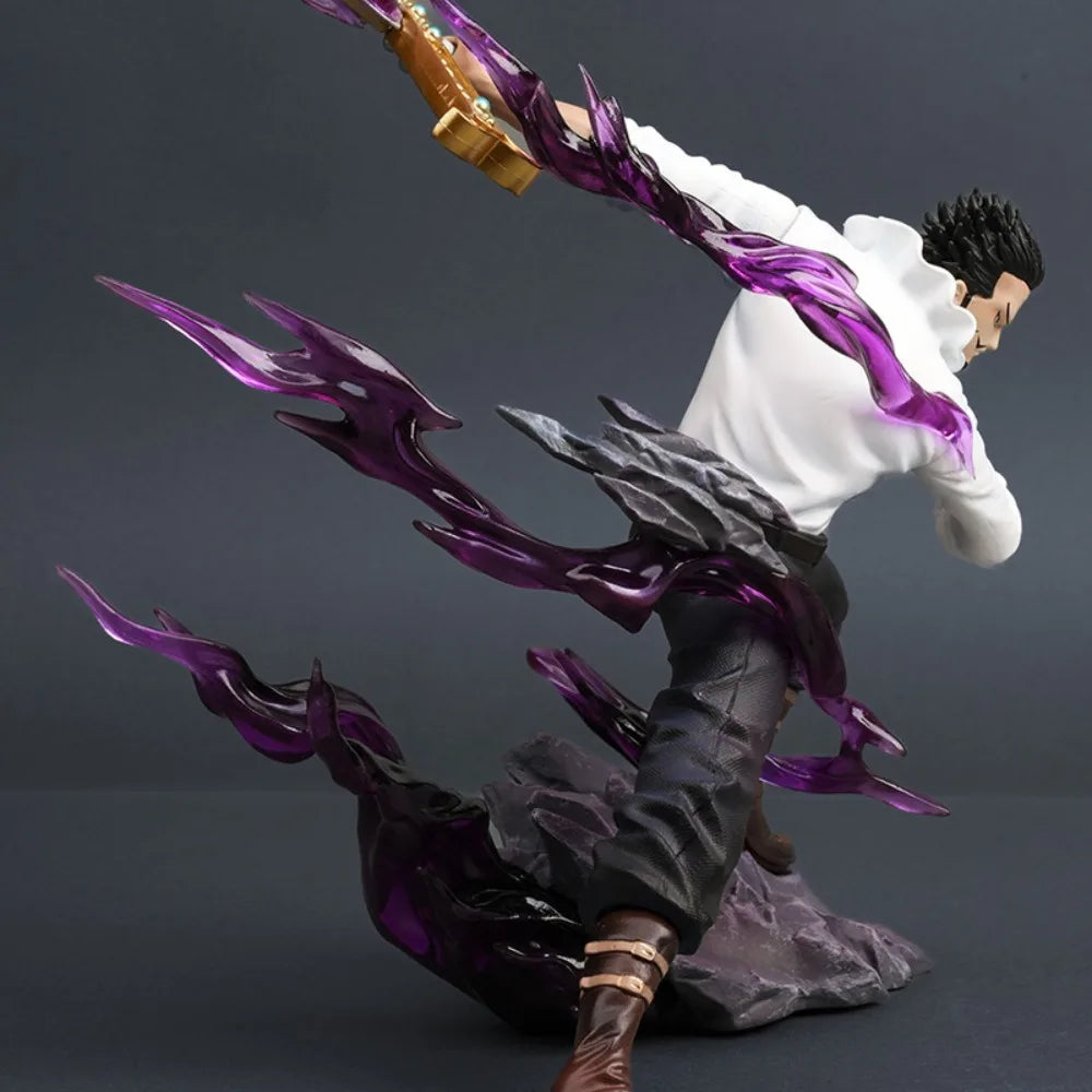 One Piece Dracule Mihawk Hawk Eye GK Action Figure 35cm PVC Static Display Anime Statue Collectible Model Home Decor Fan Gift