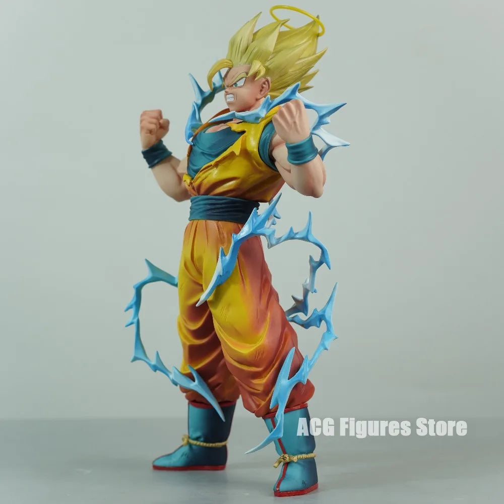 30cm/11.81in Anime Dragon Ball Figure Super Saiyan 2 Goku Action Figures Pvc Desktop Ornamen Collection Model Toys Gifts