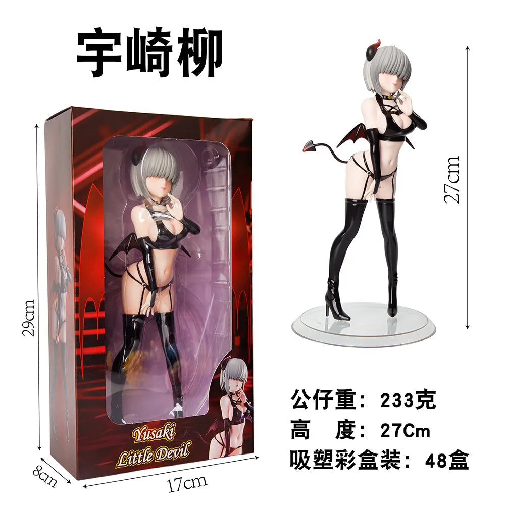 27cm Anime Figure Uzaki Yanagi Little Devil Sexy Girl Collectible Pvc Statue Desktop Decor For Adult Anime Collector Toy Gift