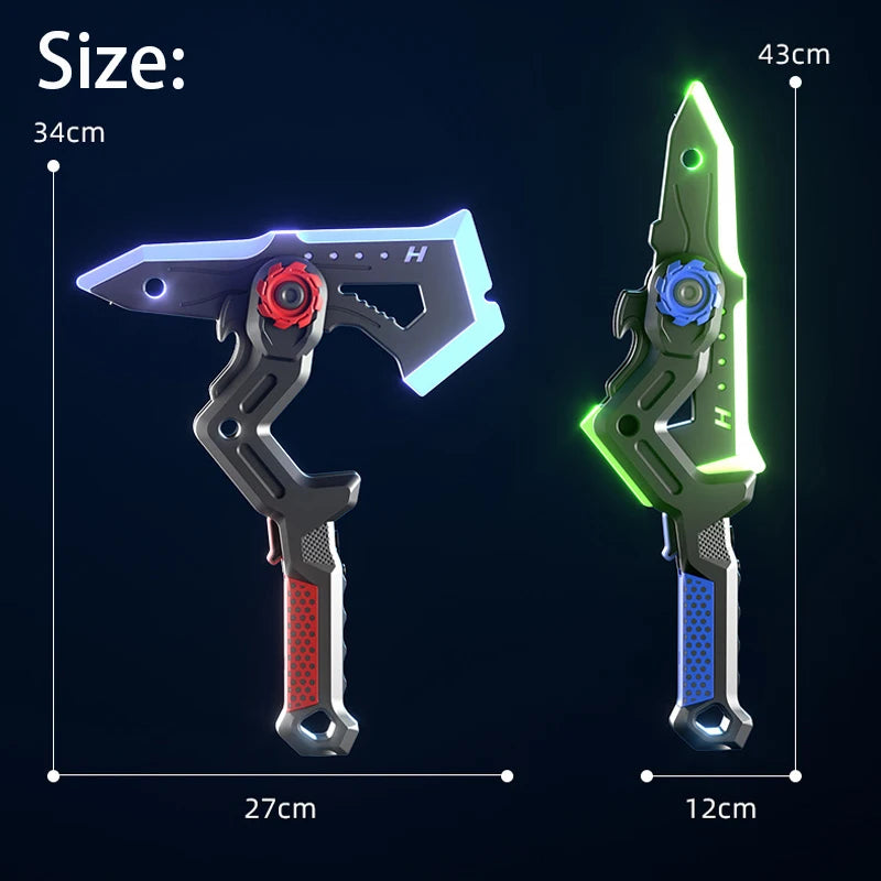 2026 New Sword LED Axe 2 IN 1 Swords Cosplay Role-Play Light Stick Kids Gifts Cool Toy Streamer Bright Toys for Adult Party Game