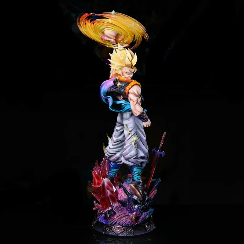 Jt Studio Dragon Ball 45cm Gogeta Statue - Cloudrise Version With Triple Interchangeable Heads Premium Gk Collectible Model Toys