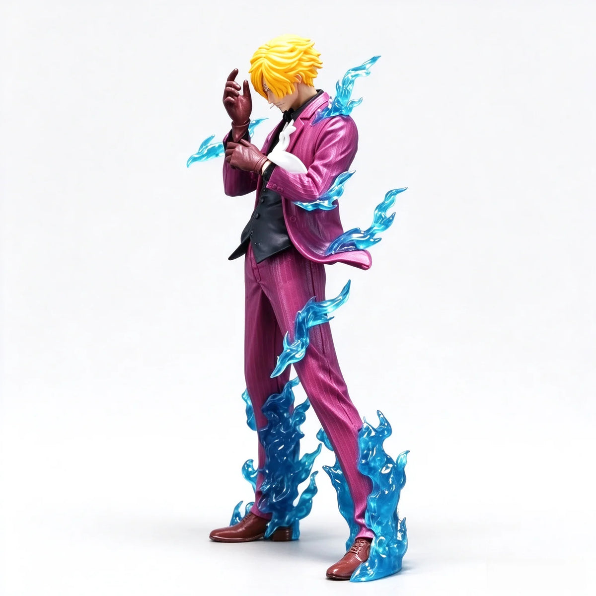 24cm/9.45in Anime ONE PIECE Figure Diable Jambe Sanji Action Figures Pvc Statue Desktop Ornamen Collection Model Toys Gifts