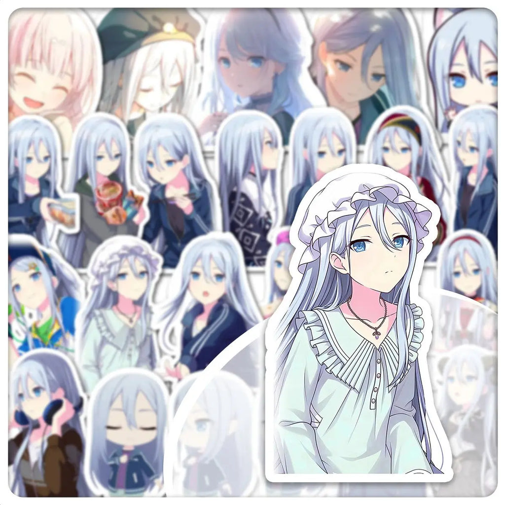 Project SEKAI  Yoisaki Kanade KND Gorgeous HD Half Body Sticker  PJSK Anime Peripheral DIY Laptop Notebook Decor Sticker