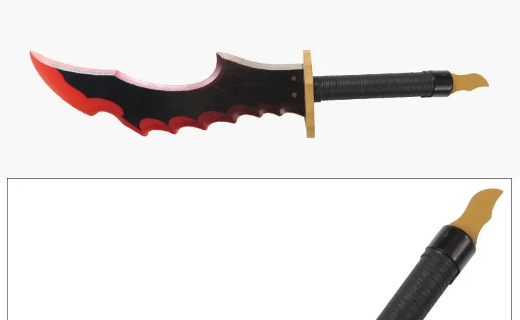Solo Leveling Kanata Sword Mizushino Shun Anime Cosplay Prop Wooden Ninja Knife Real Size Japanese Katana Samurai Sabre Toy Gift