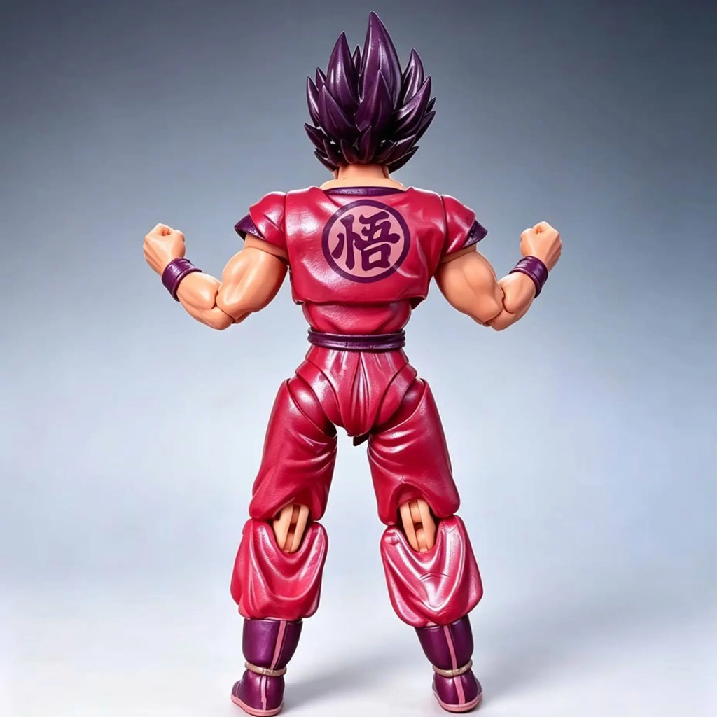 Bandai Dragon Ball Large Goku Kaioken Anime Figure - Desktop Ornament Model Boy and Fan Gift Collectible Action Figure