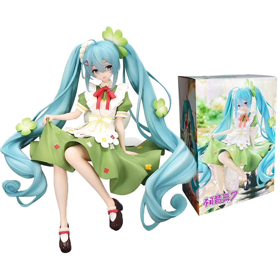 Hatsune Miku Figure Bauhinia Flower Sour Berry Candy Hatsune Miku Anime Beautiful Goddess Figure Tabletop lovely Decorations Toy