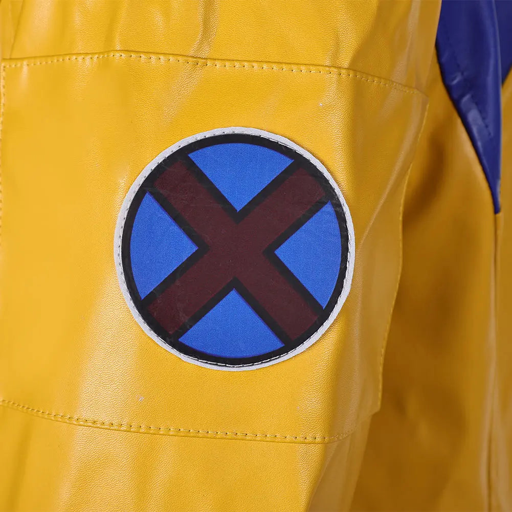 Fantasia Wolf Logan Cosplay Yellow Casual Jacket Game Rival Superhero Disfraz Costume Adult Men Halloween Carnival Party Clothes