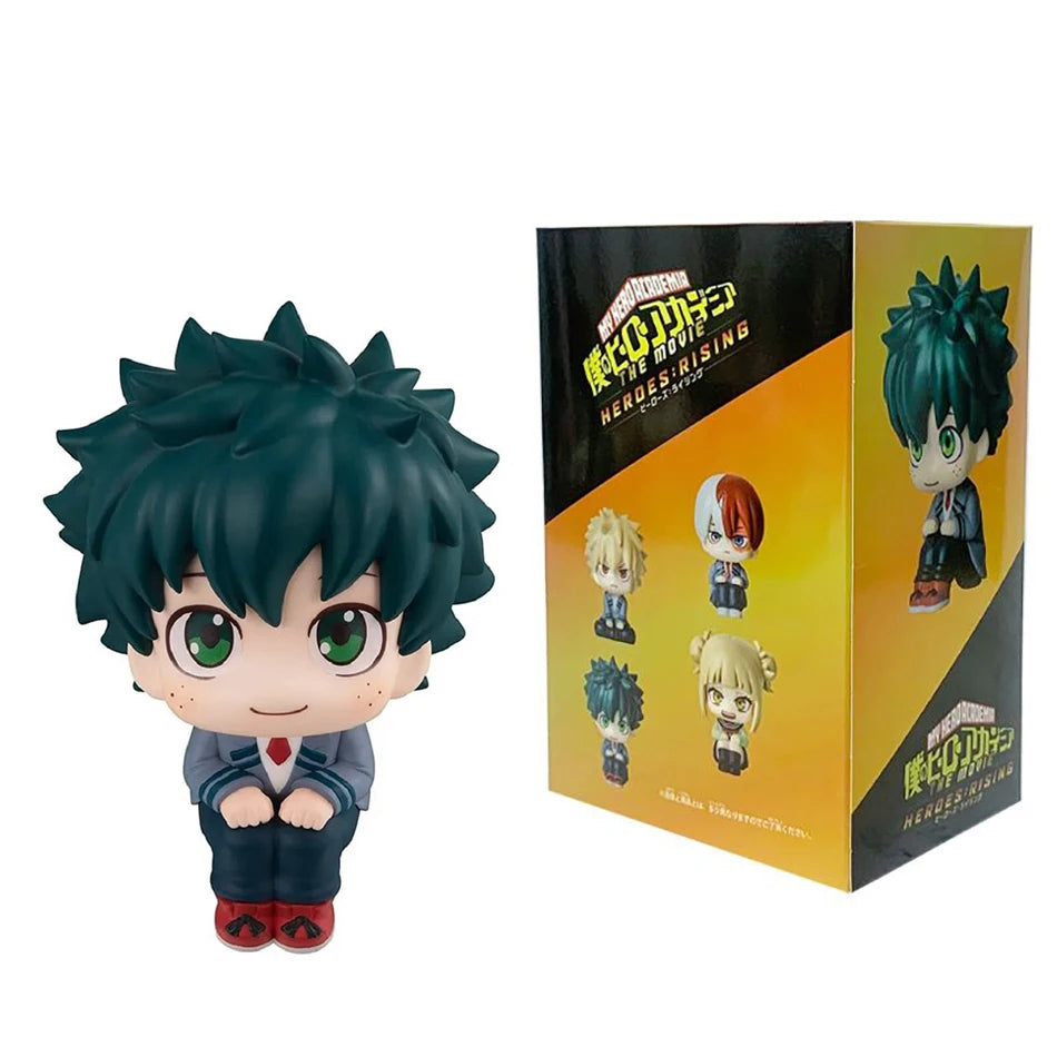 Hot My Hero Academia Bakugou Katsuki Midoriya Izuku Todoroki Shouto Toga Himiko Anime Figure PVC Collectible Model Toys Kid Gift